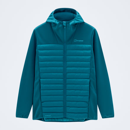 Men's Vaskye Hybrid Hooded Insulated Jacket - Blue