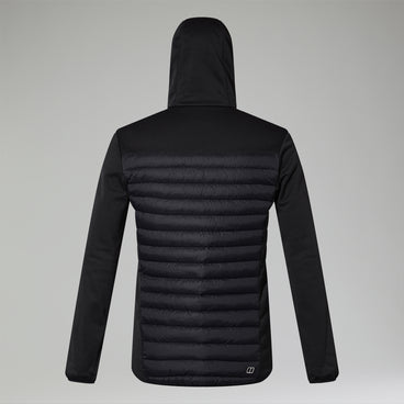 Men's Vaskye Hybrid Hooded Insulated Jacket - Black