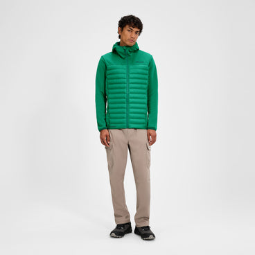 Men's Vaskye Hybrid Hooded Insulated Jacket - Green