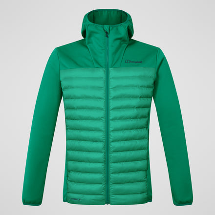 Men's Vaskye Hybrid Hooded Insulated Jacket - Green