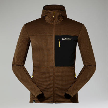 Men's Ridge-Hiker Hooded Jacket - Brown/Black