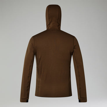 Men's Ridge-Hiker Hooded Jacket - Brown/Black