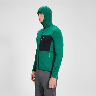 Men's Ridge-Hiker Hooded Jacket - Green/Black