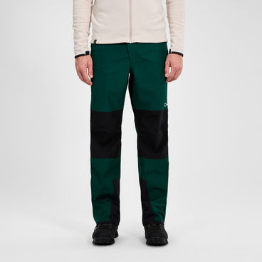 Men's Ridge-Seeker Waterproof Pant Black - Green/Black