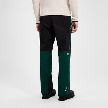 Men's Ridge-Seeker Waterproof Pant Black - Green/Black