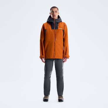 Men's Ridge-Seeker Waterproof Jacket - Orange/Black