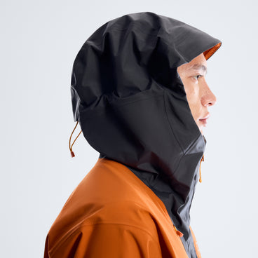 Men's Ridge-Seeker Waterproof Jacket - Orange/Black