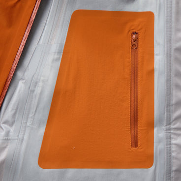 Men's Ridge-Seeker Waterproof Jacket - Orange/Black