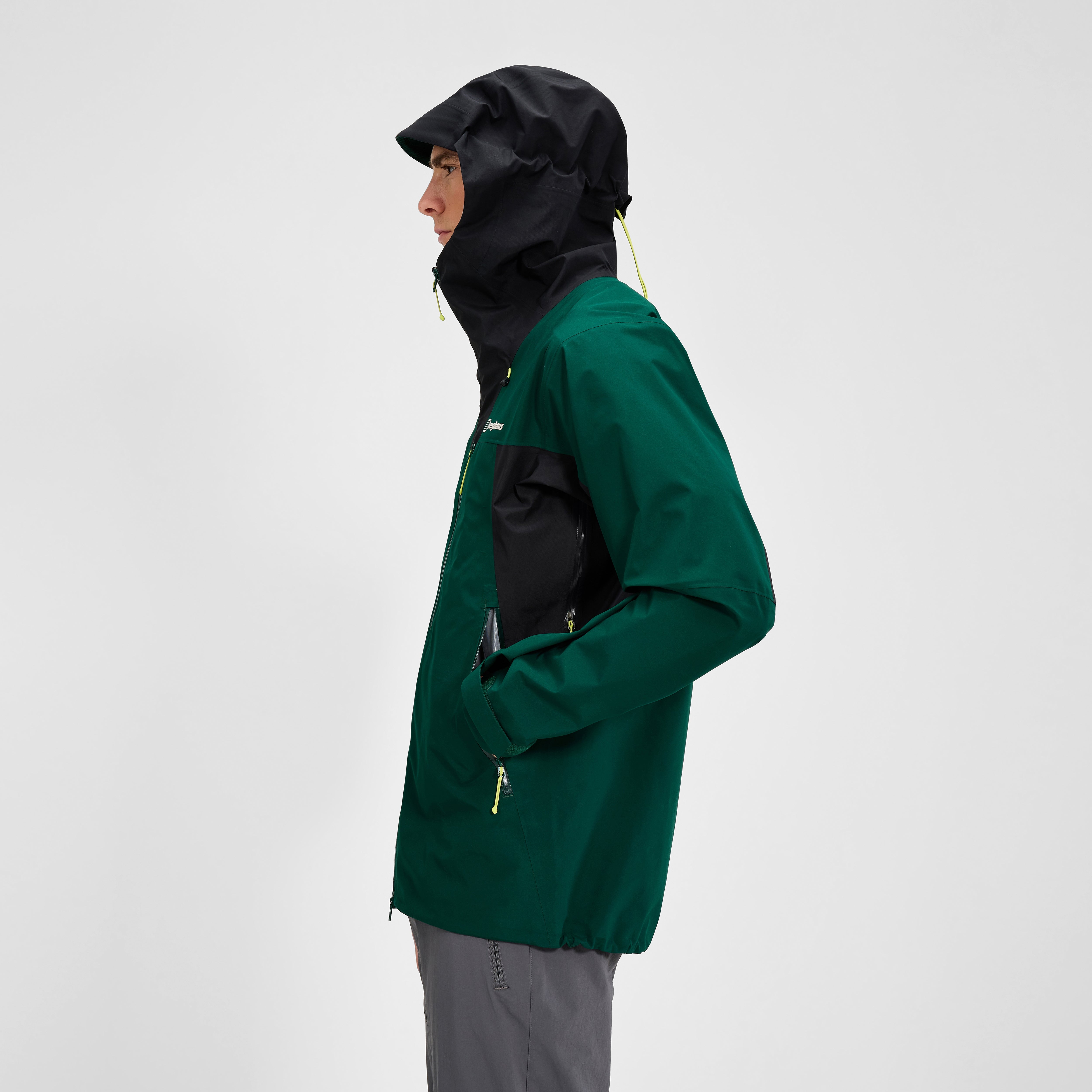 Men's Ridge-Seeker Waterproof Jacket - Green/Black | Berghaus