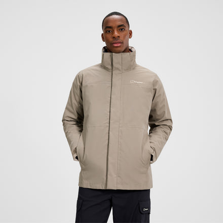Men's Hillwalker 2.0 Gemini Gore-Tex Waterproof 3in1 Jacket - Natural/Orange