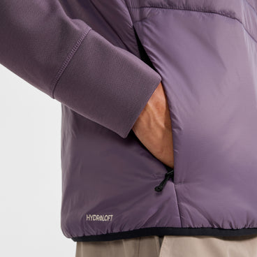 Men's Trawden Hybrid Hooded Jacket - Purple