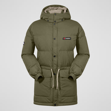 Unisex Lumley Down Jacket - Green/Grey