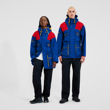 Unisex Trango Gore-Tex Waterproof Jacket - Blue/Red