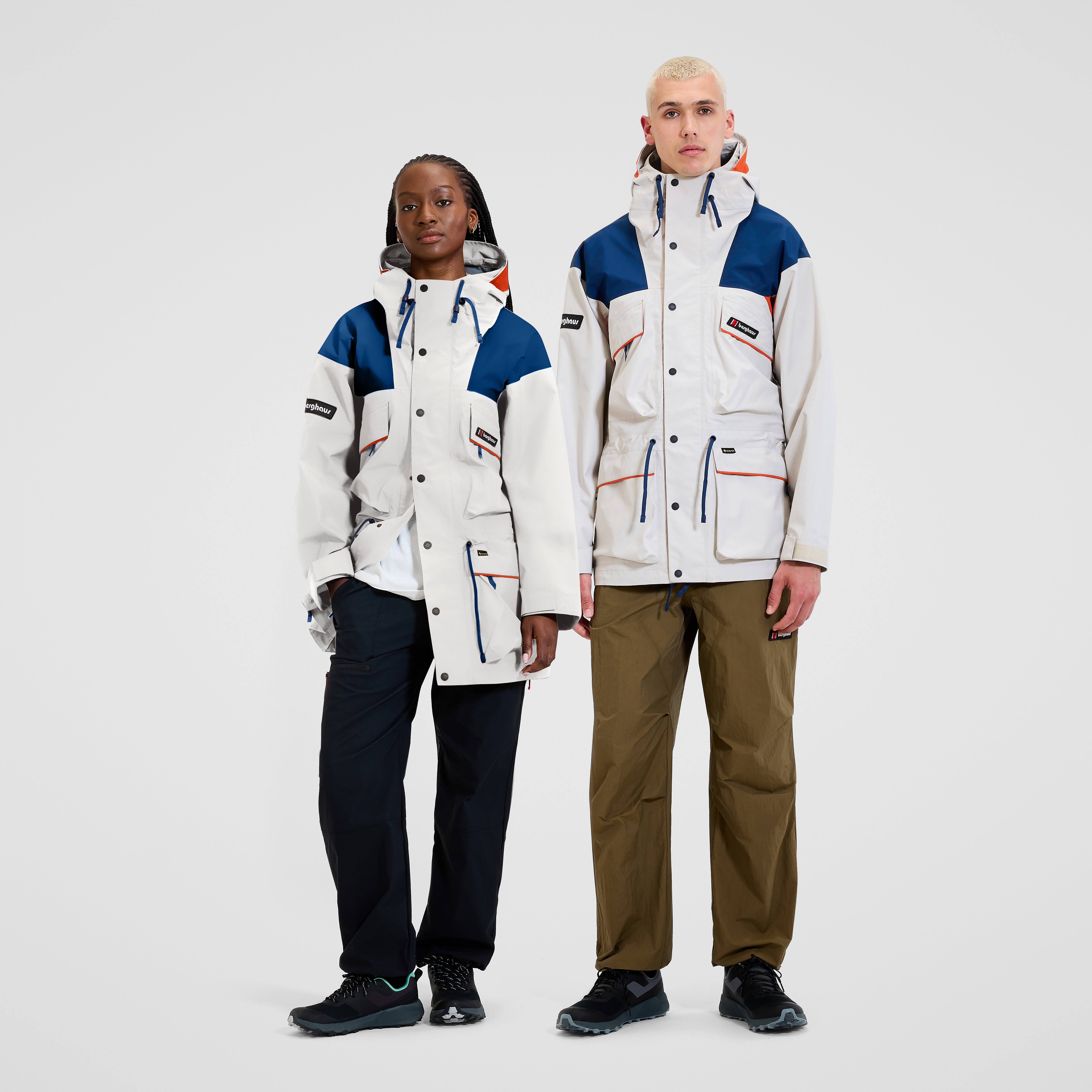 Unisex Trango Gore-Tex Waterproof Jacket - Gray/Blue | Berghaus