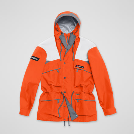 Unisex Trango Gore-Tex Waterproof Jacket - Orange/Grey