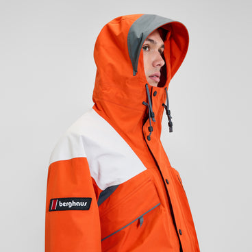Unisex Trango Gore-Tex Waterproof Jacket - Orange/Grey