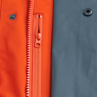 Unisex Trango Gore-Tex Waterproof Jacket - Orange/Grey