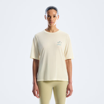 Women's Coneflower Tee - Light Grey