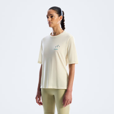 Women's Coneflower Tee - Light Grey