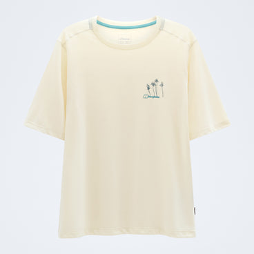Women's Coneflower Tee - Light Grey