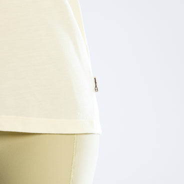 Women's Coneflower Tee - Light Grey