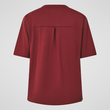 Women's Coneflower Short Sleeves Tee - Red