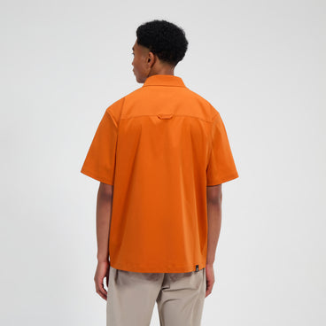 Men's Explorer Short Sleeve Overshirt - Orange