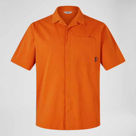 Men's Explorer Short Sleeve Overshirt - Orange