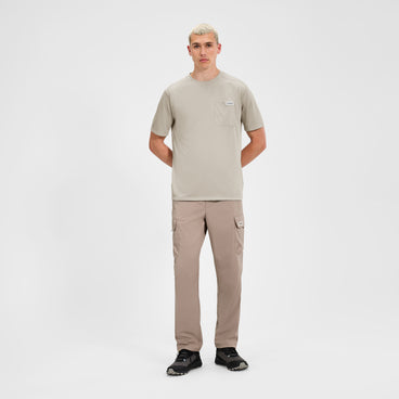 Men's Relaxed Short Sleeves Tech Tee - Grey
