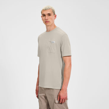 Men's Relaxed Short Sleeves Tech Tee - Grey