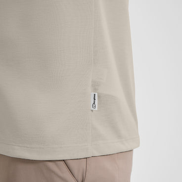 Men's Relaxed Short Sleeves Tech Tee - Grey