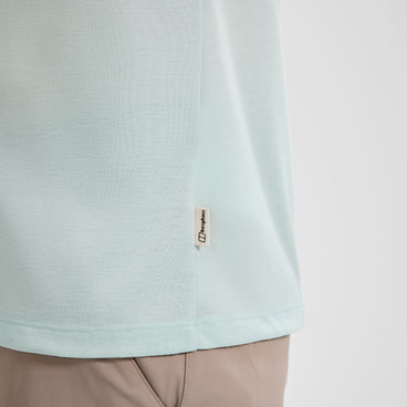 Men's Relaxed Short Sleeves Tech Tee - Green