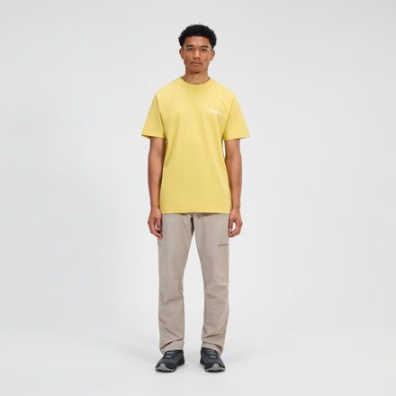 Men's Rolling Peaks Short Sleeve Tee - Yellow