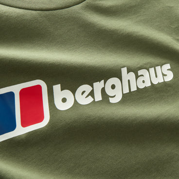 Men's Berghaus Big Logo Long Sleeve Tee - Zephyr