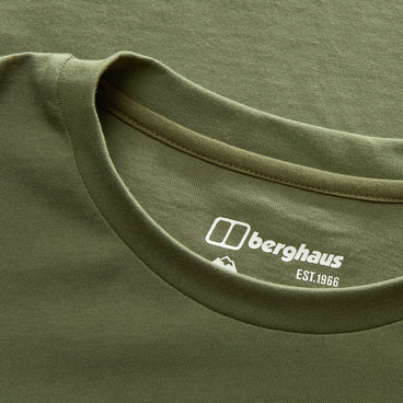 Men's Berghaus Big Logo Long Sleeve Tee - Zephyr