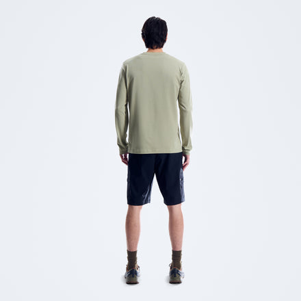 Men's Berghaus Big Logo Long Sleeve Tee - Green