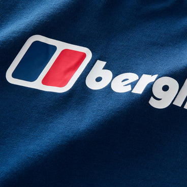 Men's Berghaus Big Logo Long Sleeve Tee - Hale Navy