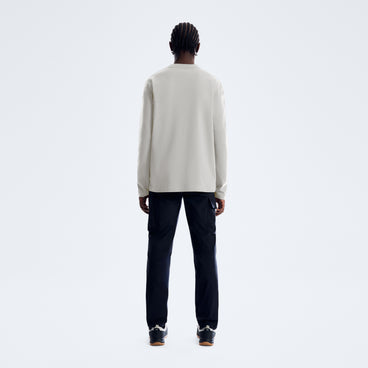 Men's Berghaus Big Logo Long Sleeve Tee - Stone