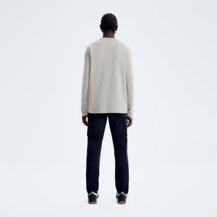 Men's Berghaus Big Logo Long Sleeve Tee - Stone