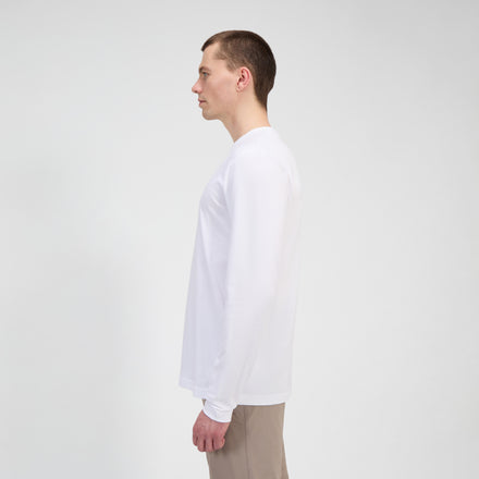 Men's Berghaus Big Logo Long Sleeve Tee - White