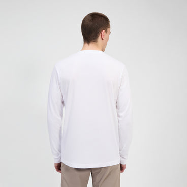 Men's Berghaus Big Logo Long Sleeve Tee - White