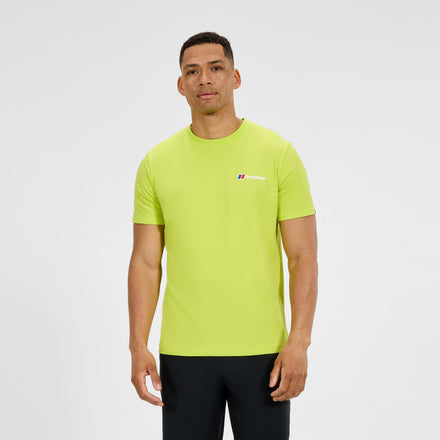 Men's Berghaus Class Logo Tee - Lime Green