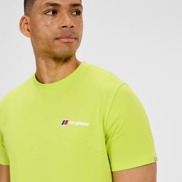 Men's Berghaus Class Logo Tee - Lime Green
