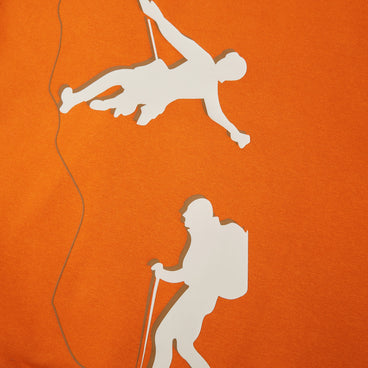 Men's Grappled Hoody - Orange