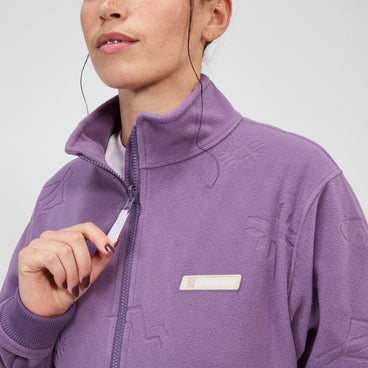Unisex Daily Nature Interactive Fleece - Purple