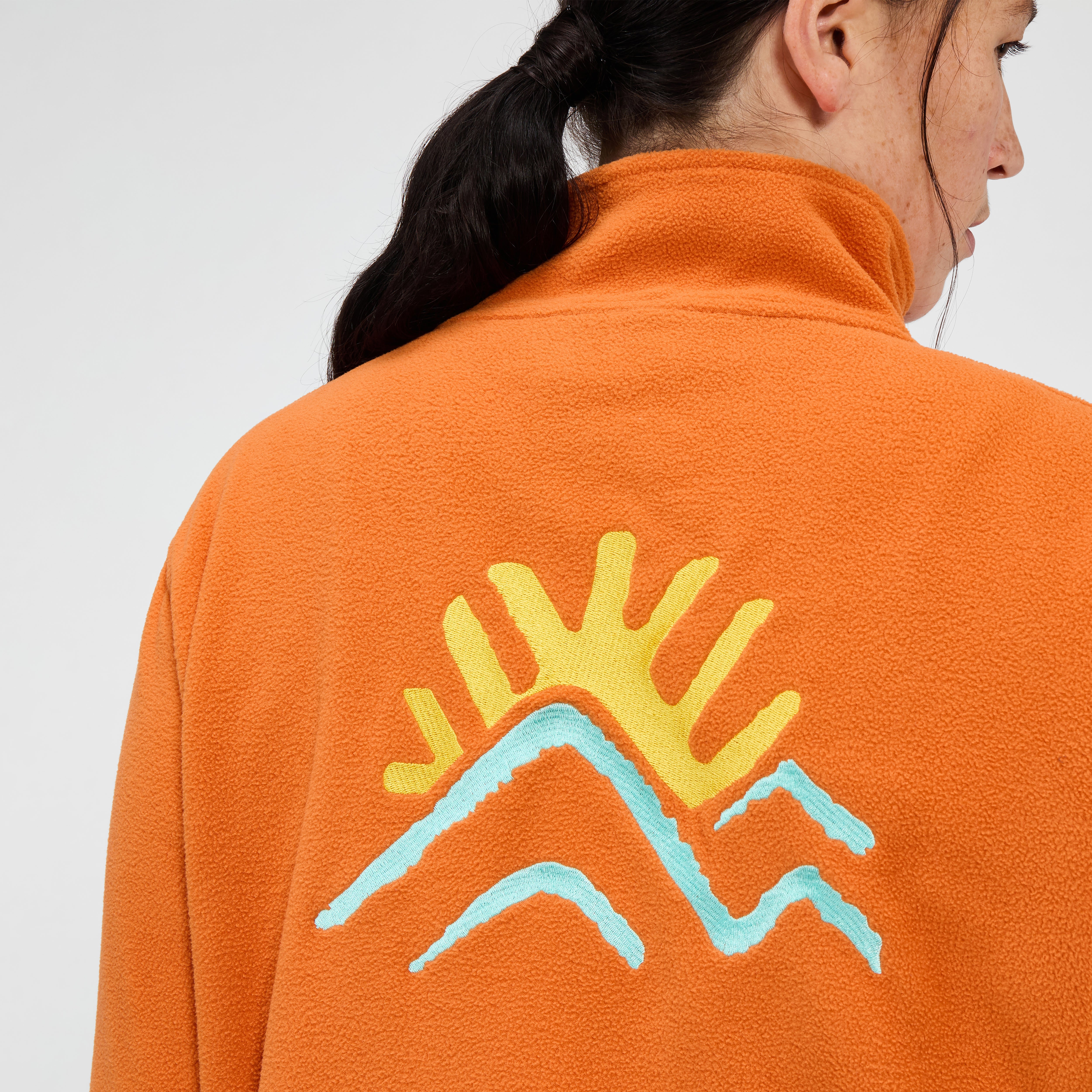 Unisex Sunned Peak Interactive Fleece - Orange | Berghaus