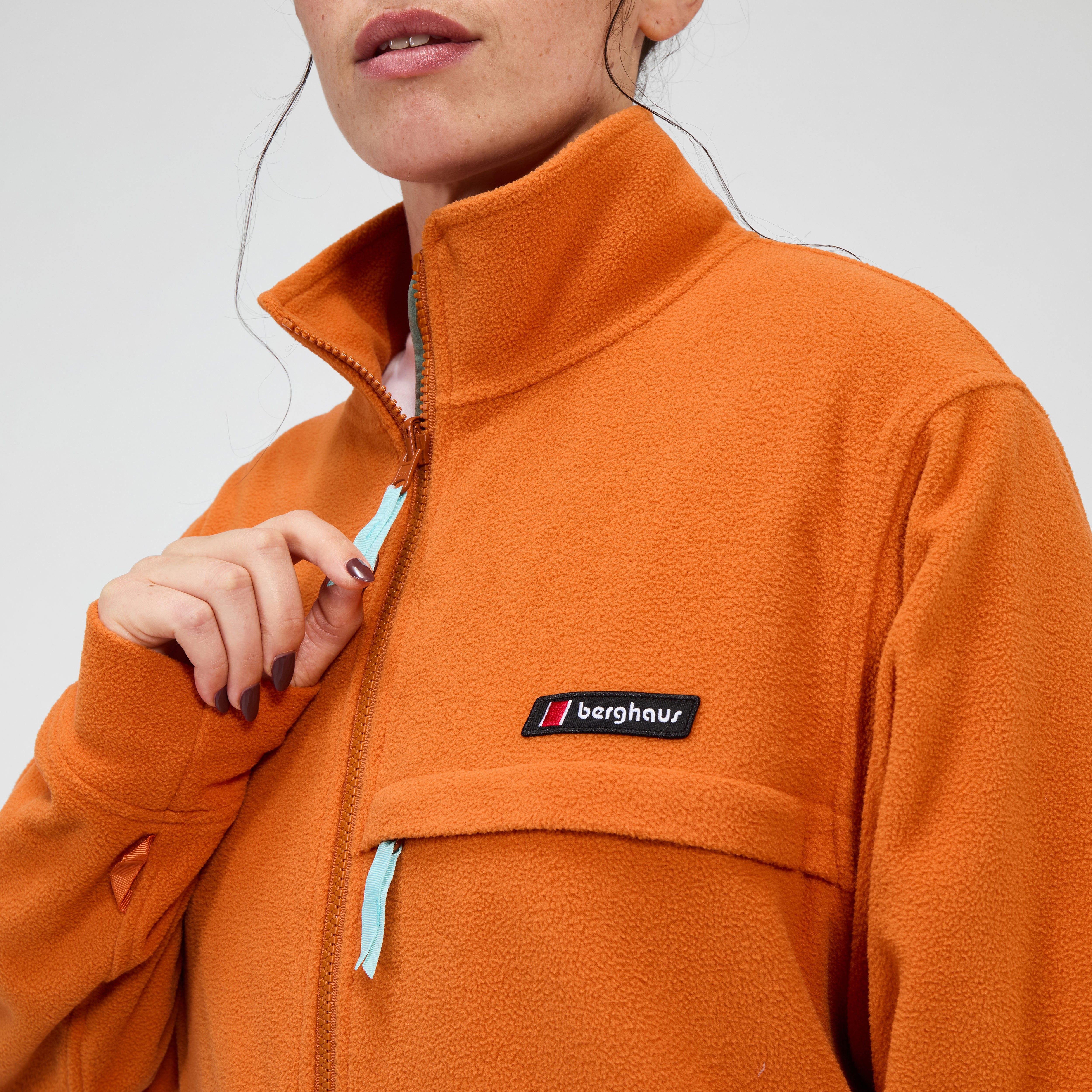 Unisex Sunned Peak Interactive Fleece - Orange | Berghaus