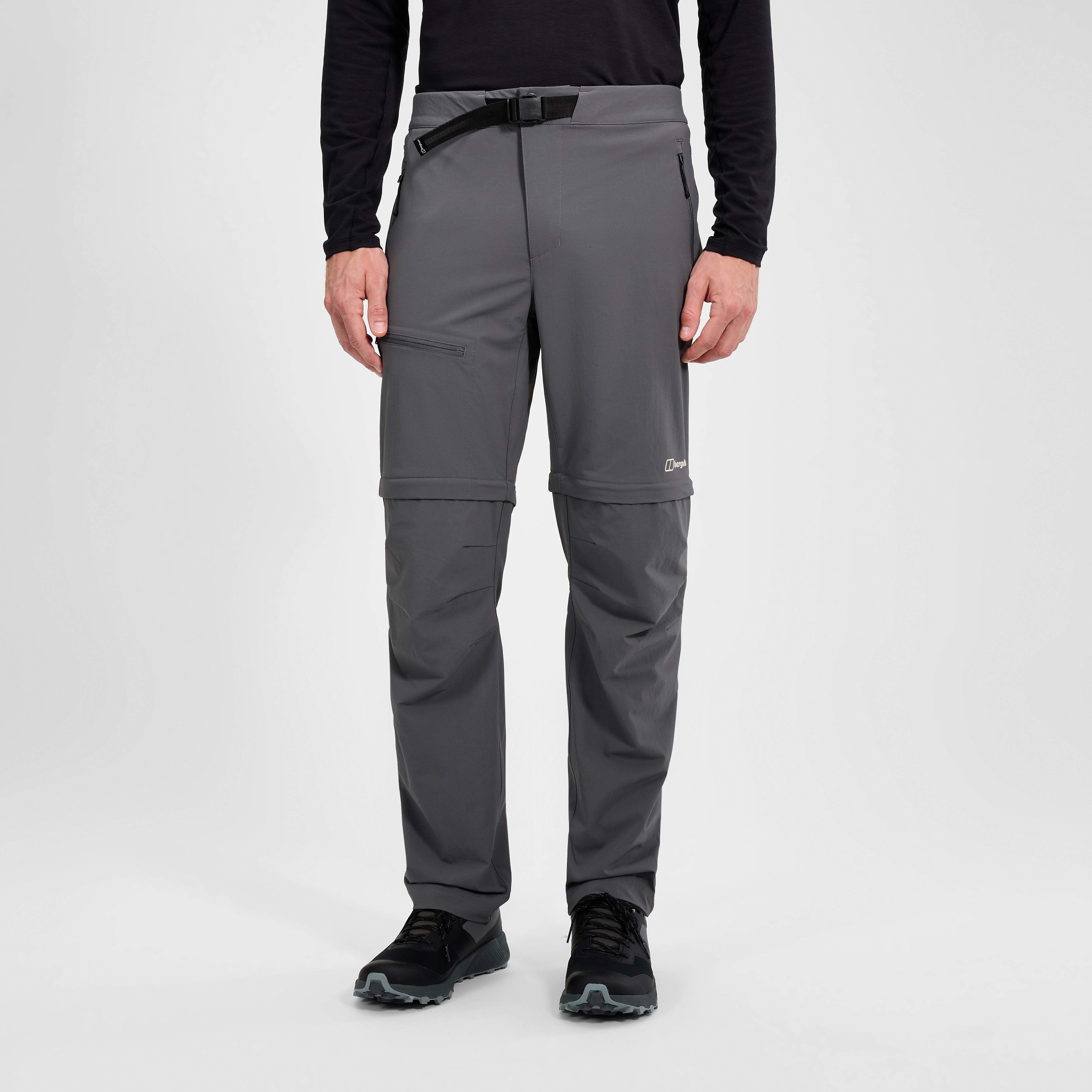 Men's Trail-Explorer Zip Off Pant - Grey | Berghaus