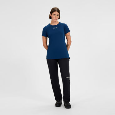 Women's Berghaus Delta Short Sleeve Tech Tee - Blue