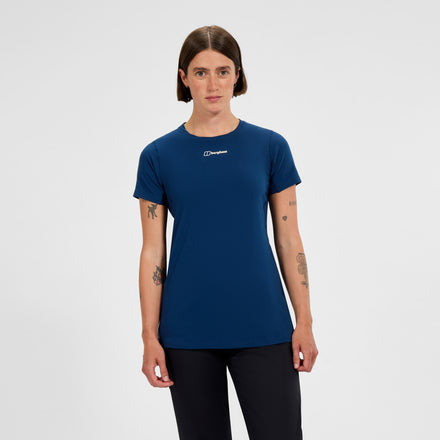 Women's Berghaus Delta Short Sleeve Tech Tee - Blue